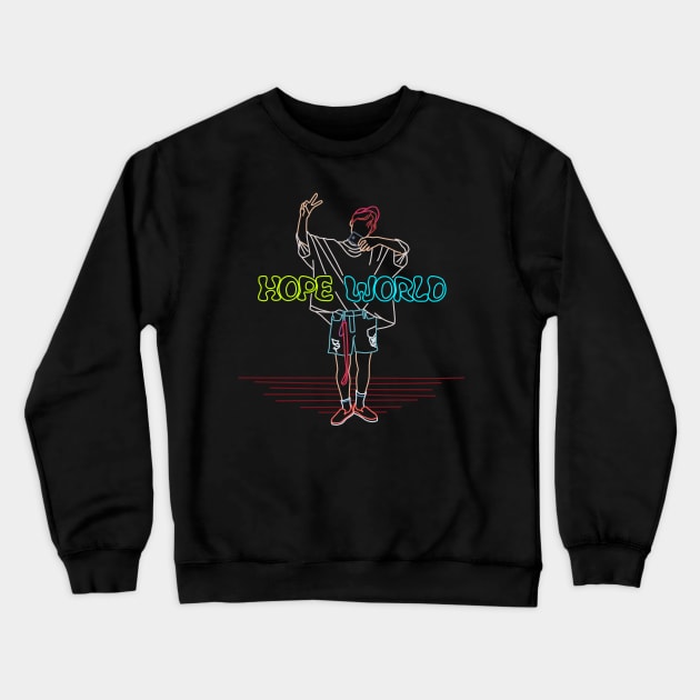 HOPE WORLD Crewneck Sweatshirt by moritajung